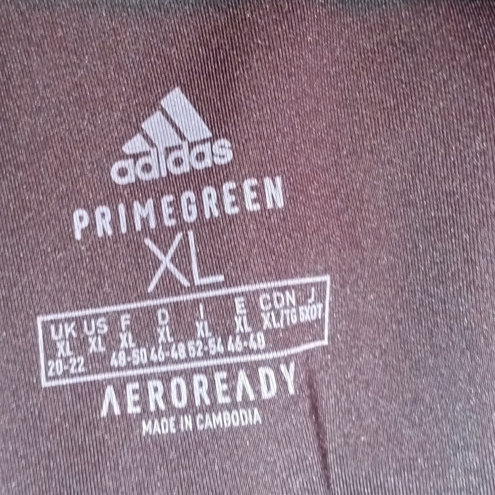 ADIDAS AeroReady Women's Black Mesh Panel Athletic Leggings Size XL - LIKE NEW!! - Picture 7 of 13